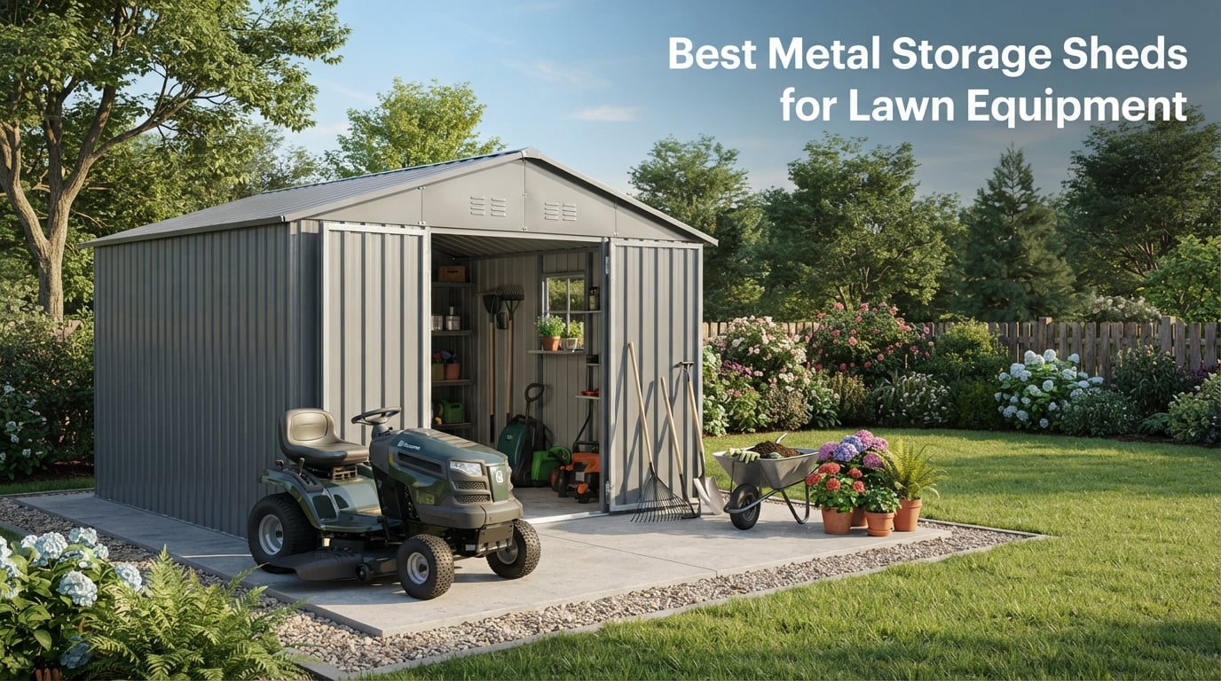 Best Metal Storage Sheds for Lawn Equipment