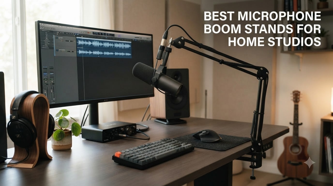 Best microphone boom stands for home studios