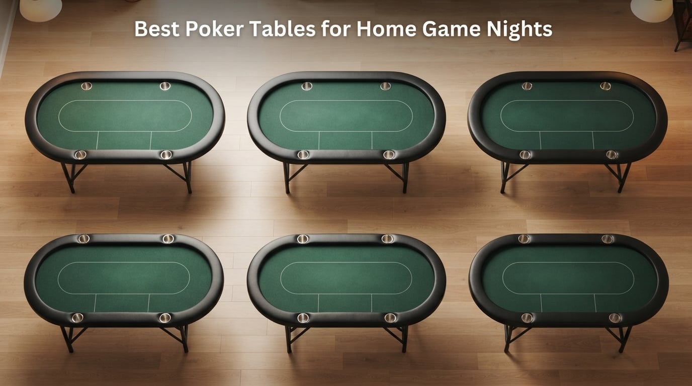Best Poker Tables for Home Game Nights
