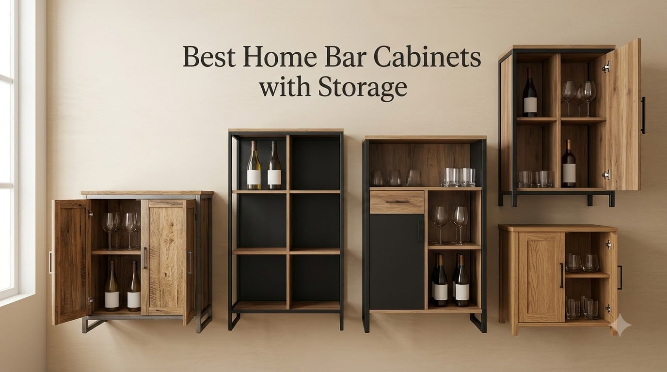 Best Home Bar Cabinets with Storage