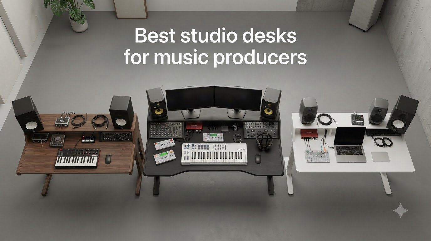 Best studio desks for music producers