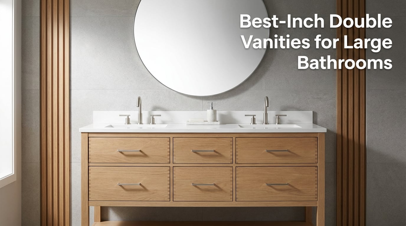 Best 72-Inch Double Vanities for Large Bathrooms