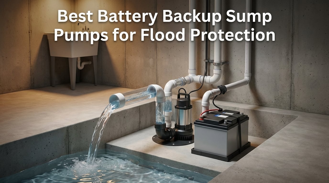Best Battery Backup Sump Pumps for Flood Protection