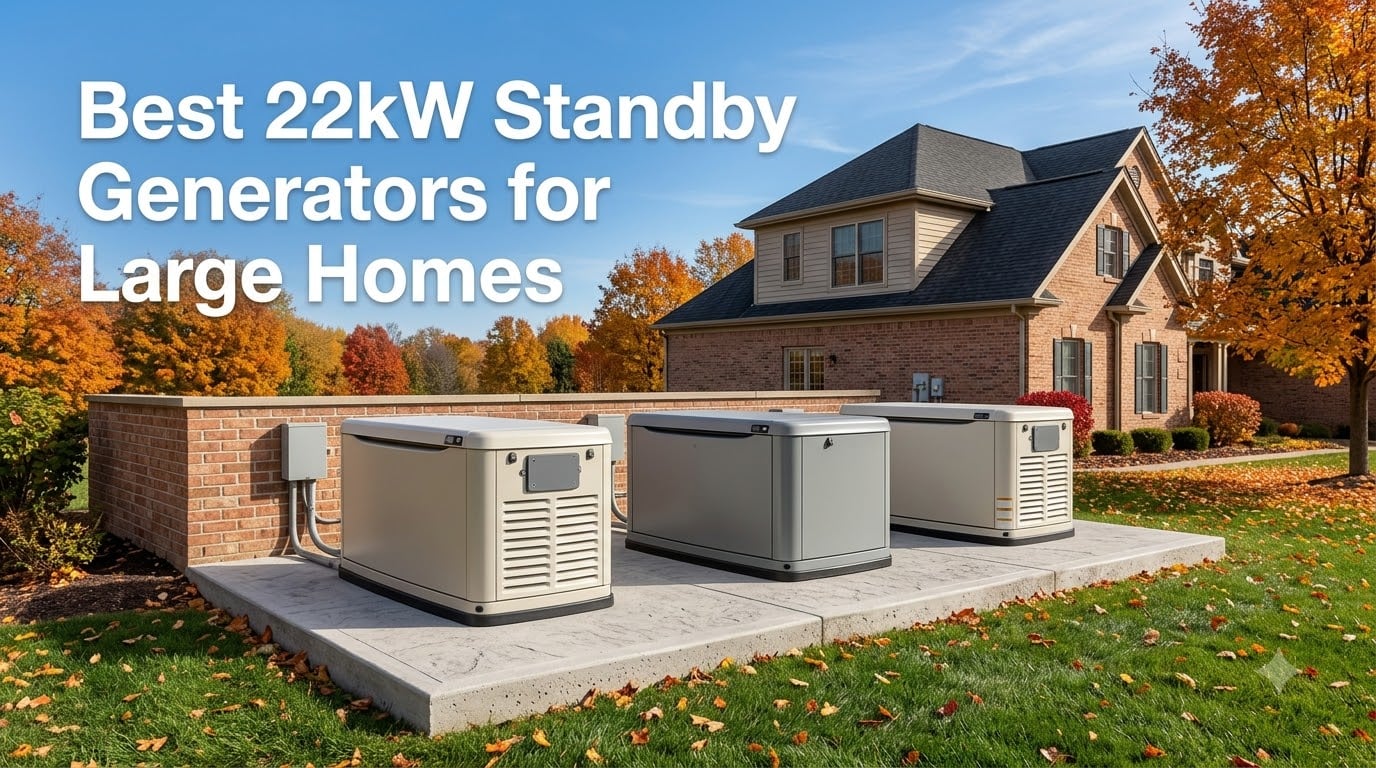 Best 22kW Standby Generators for Large Homes