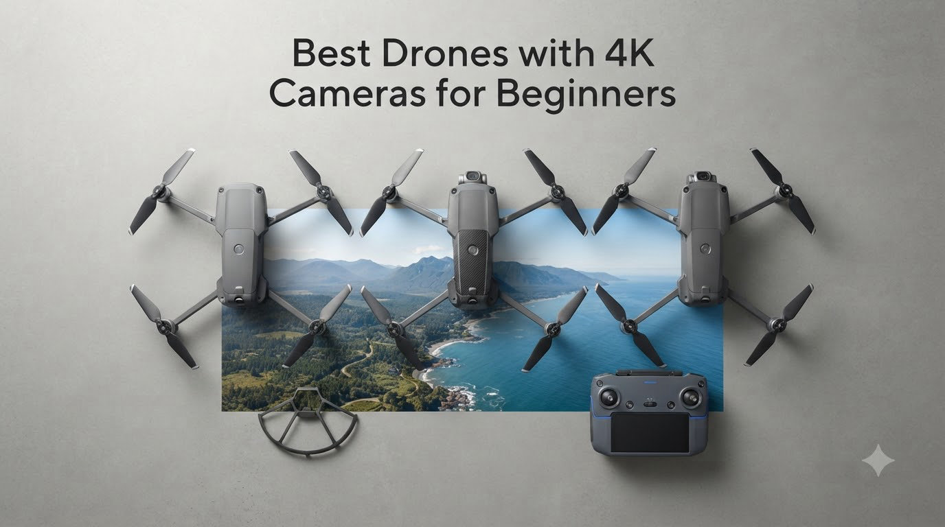 Best Drones with 4K Cameras for Beginners