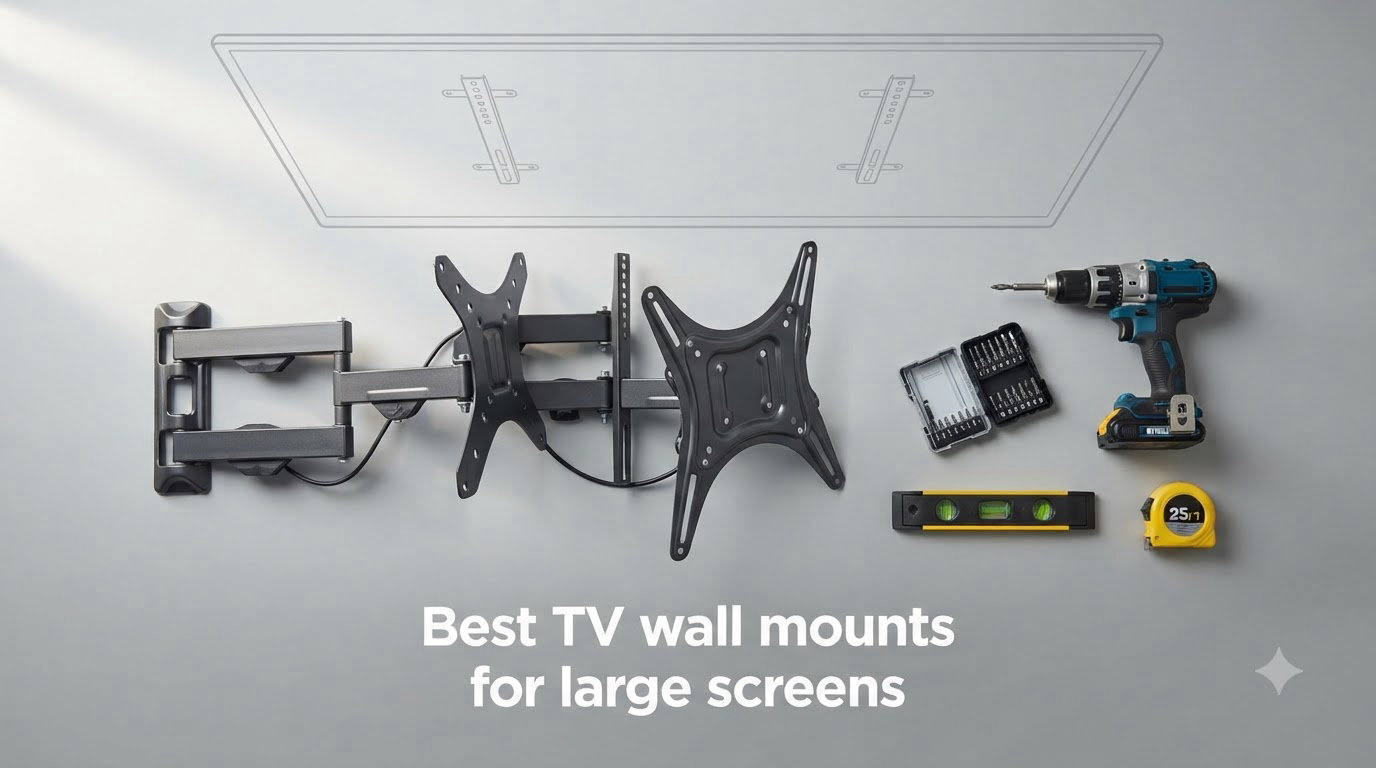 Best TV wall mounts for large screens