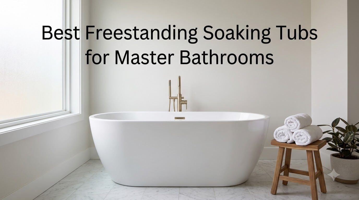Best Freestanding Soaking Tubs for Master Bathrooms