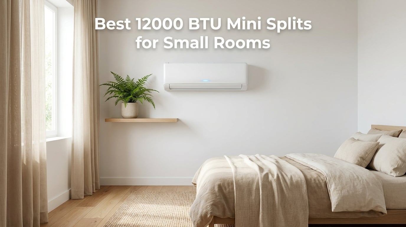 Best 12000 BTU Mini Splits for Small Rooms