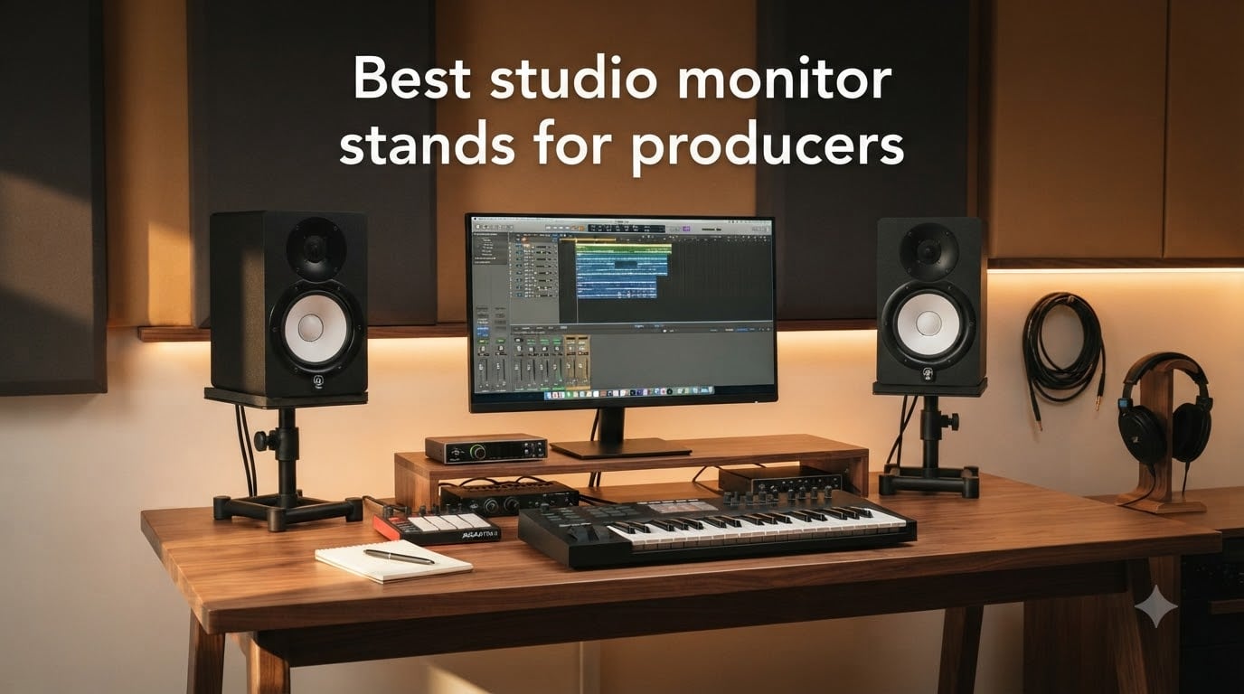 Best studio monitor stands for producers