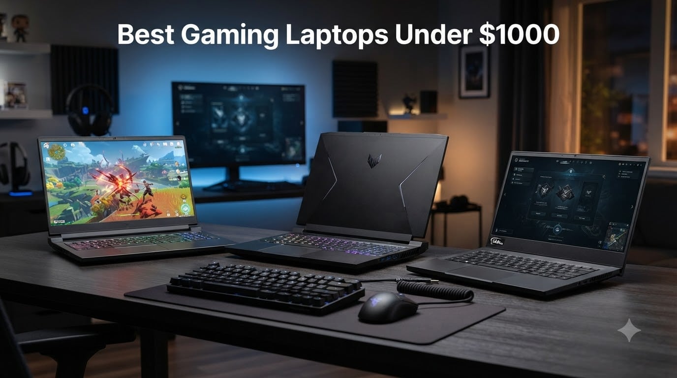 Best Gaming Laptops Under $1000