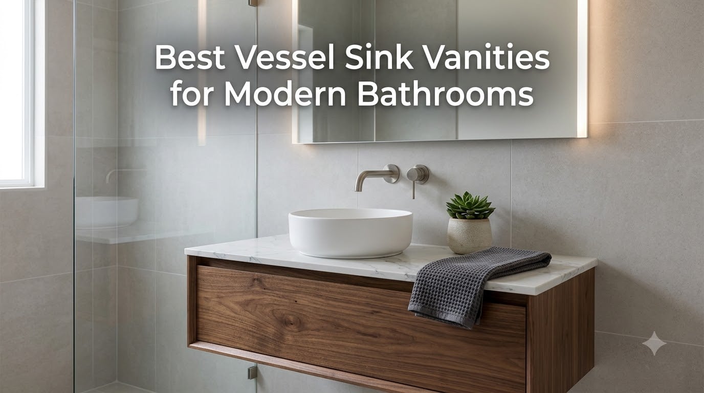 Best Vessel Sink Vanities for Modern Bathrooms