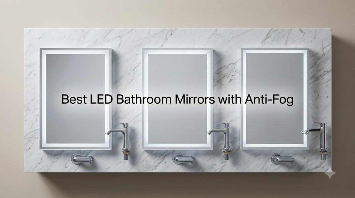 Best LED Bathroom Mirrors with Anti-Fog