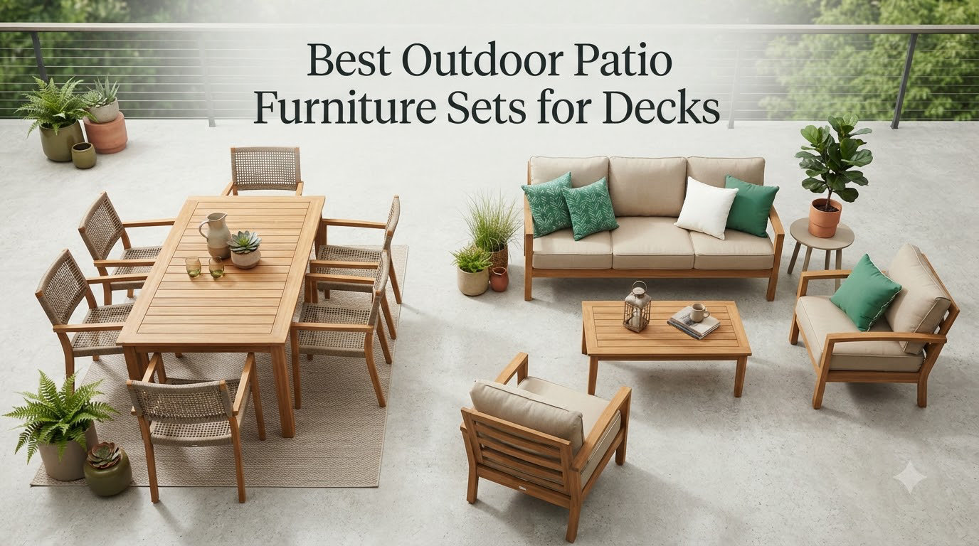 Best Outdoor Patio Furniture Sets for Decks