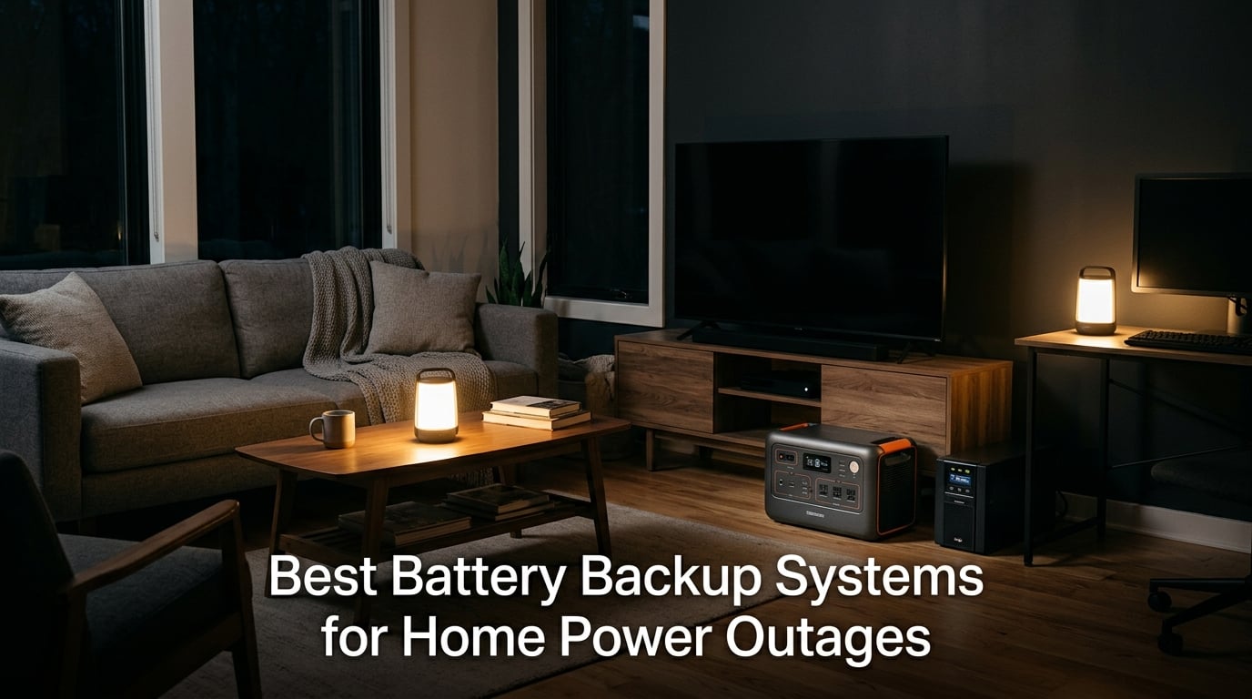 Best Battery Backup Systems for Home Power Outages