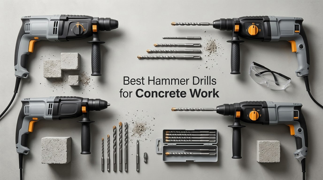Best Hammer Drills for Concrete Work