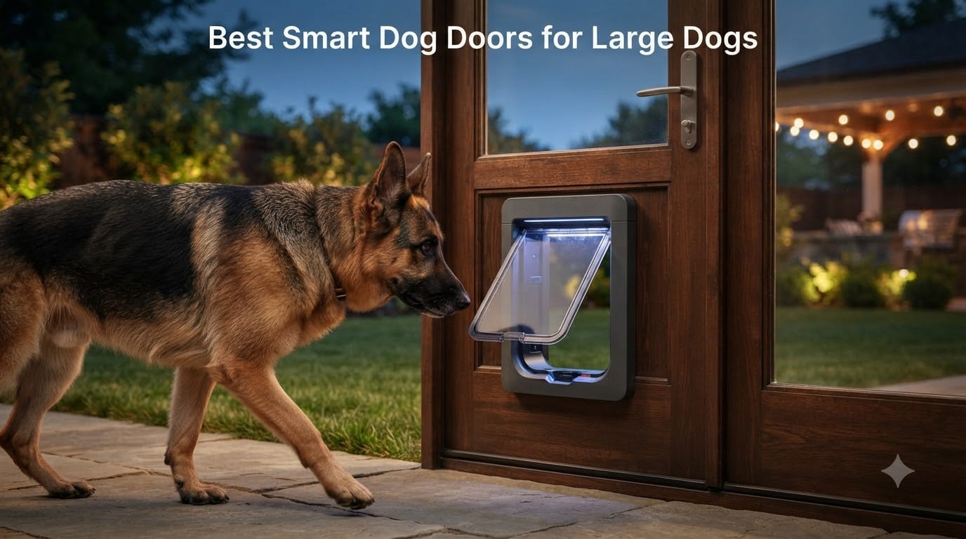 Best Smart Dog Doors for Large Dogs