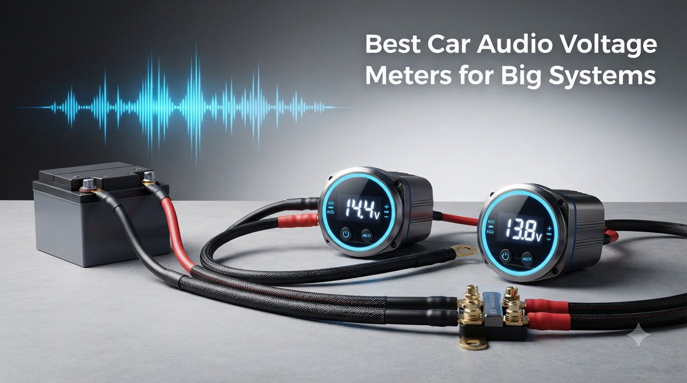 Best Car Audio Voltage Meters for Big Systems
