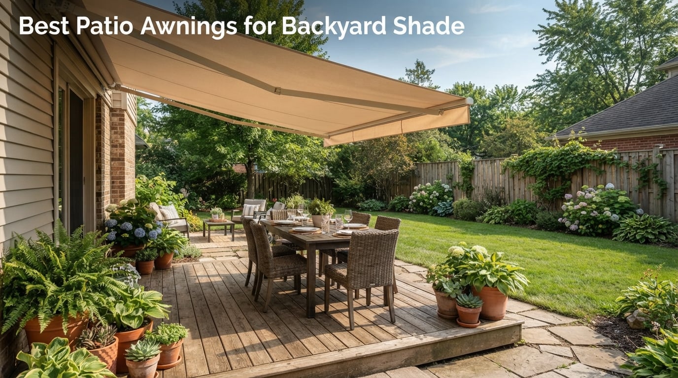 Best Patio Awnings for Backyard Shade