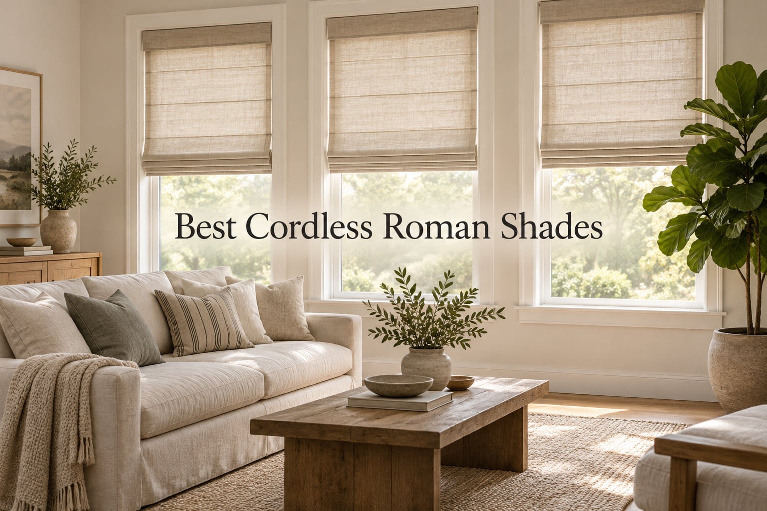 Best Cordless Roman Shades