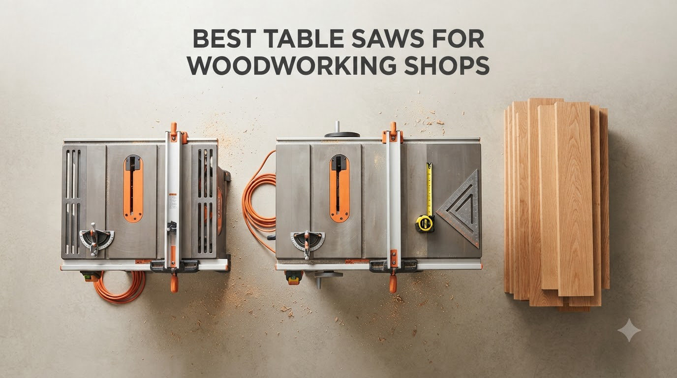 Best Table Saws for Woodworking Shops