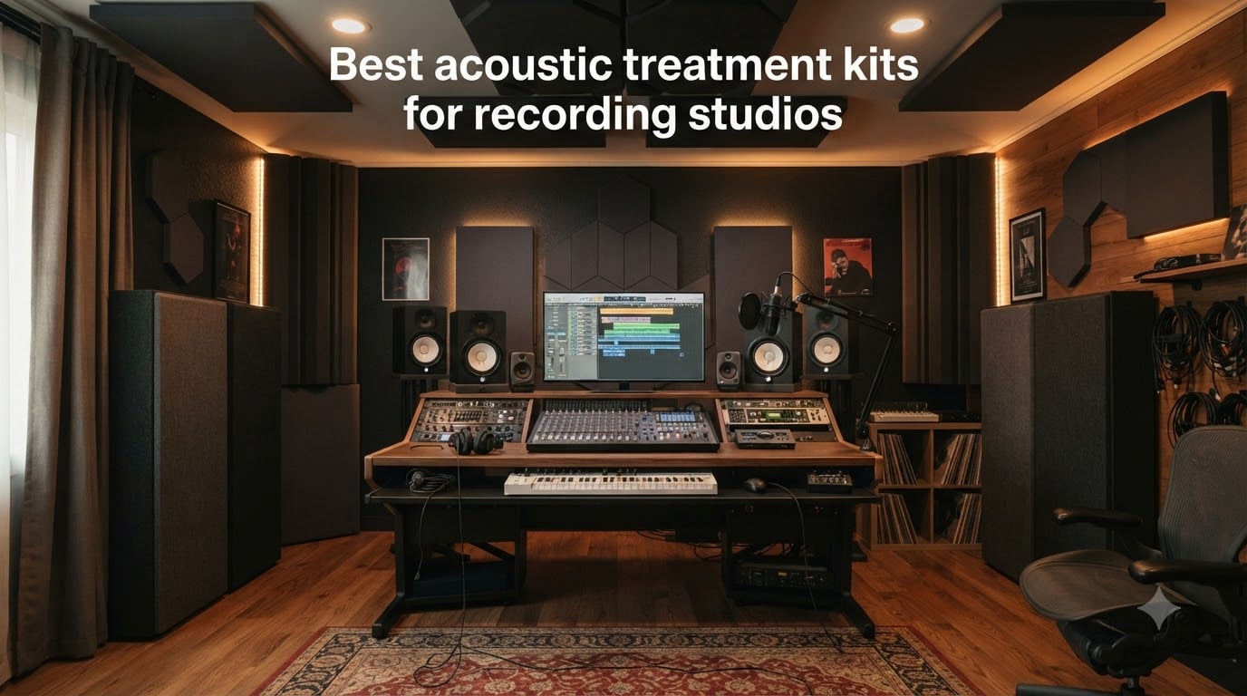 Best acoustic treatment kits for recording studios