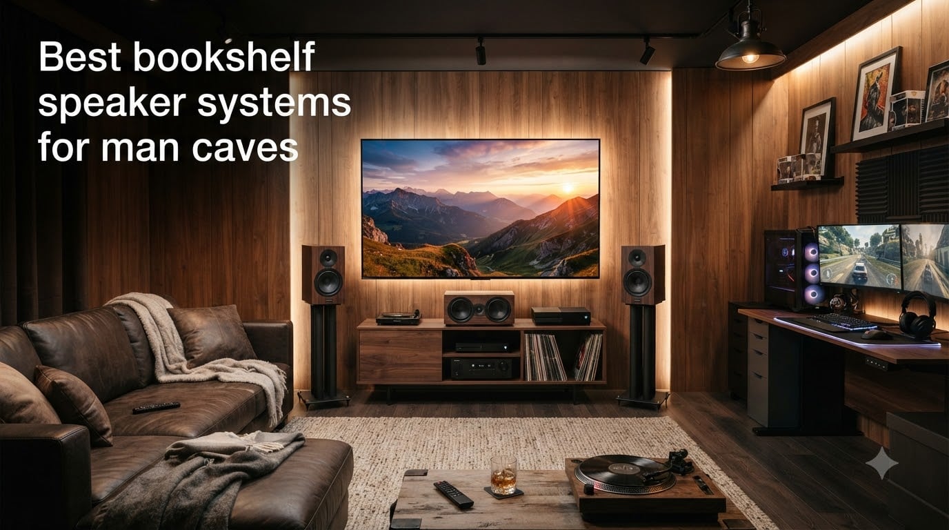Best bookshelf speaker systems for man caves