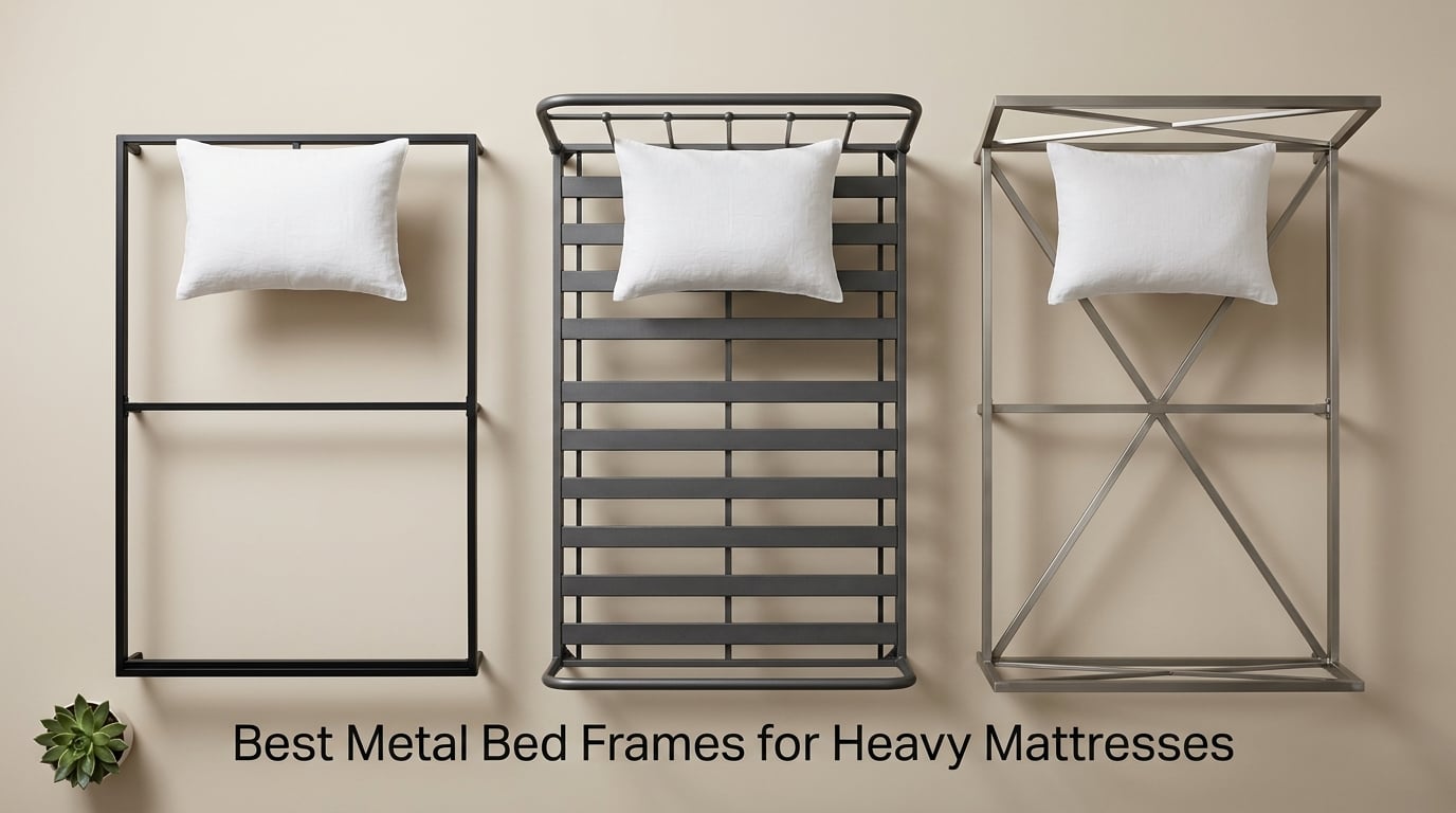 Best Metal Bed Frames for Heavy Mattresses