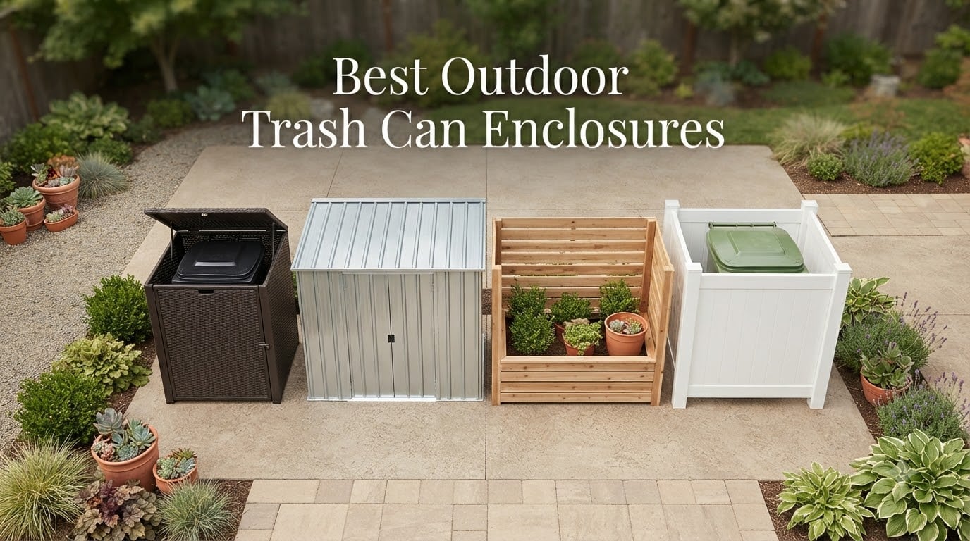Best Outdoor Trash Can Enclosures