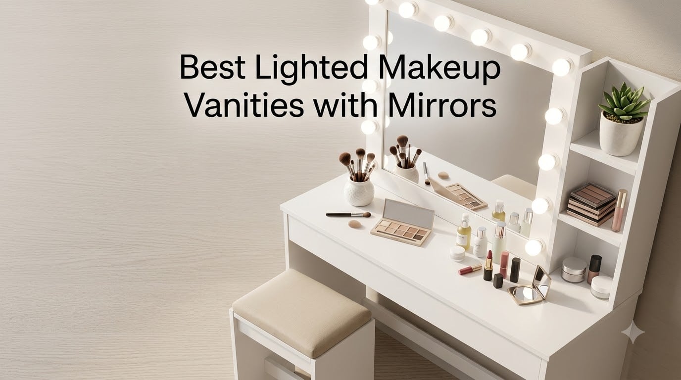 Best Lighted Makeup Vanities with Mirrors