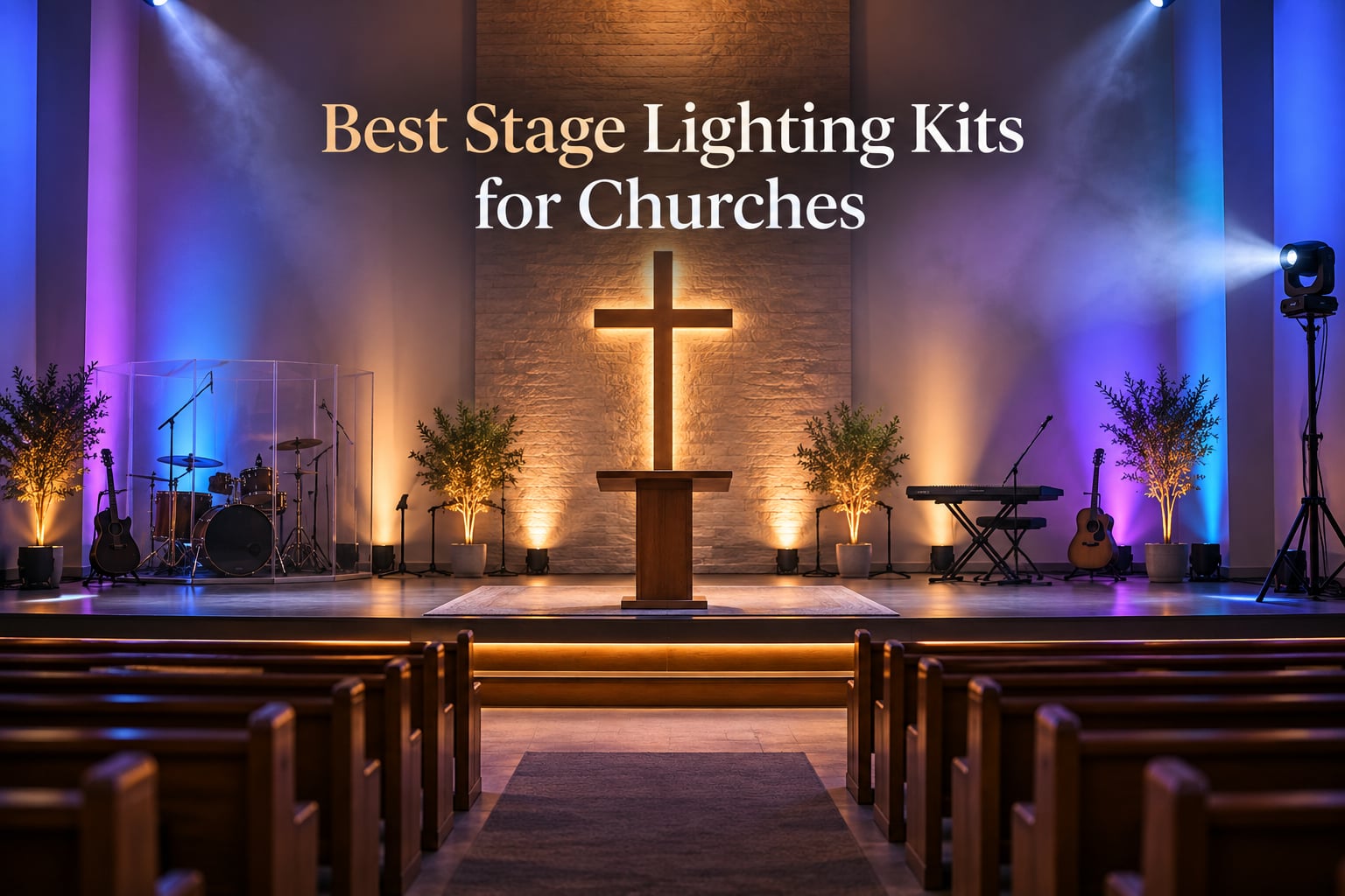 Best Stage Lighting Kits for Churches