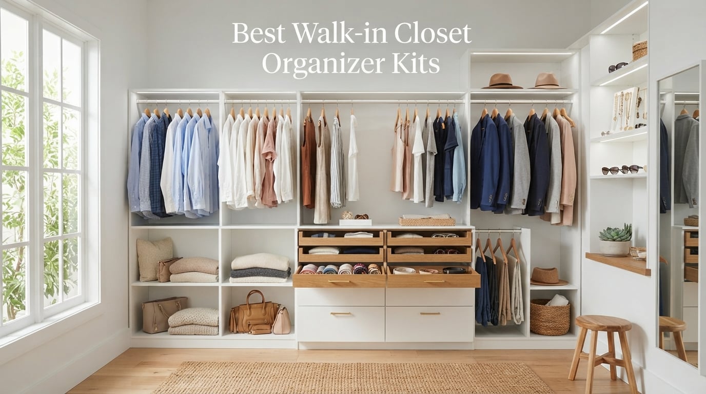 Best Walk-in Closet Organizer Kits
