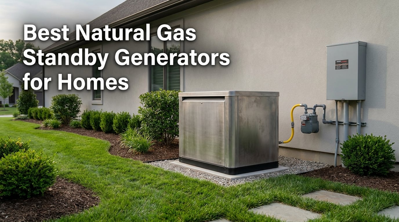Best Natural Gas Standby Generators for Homes