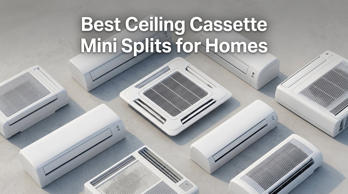 Best Ceiling Cassette Mini Splits for Homes