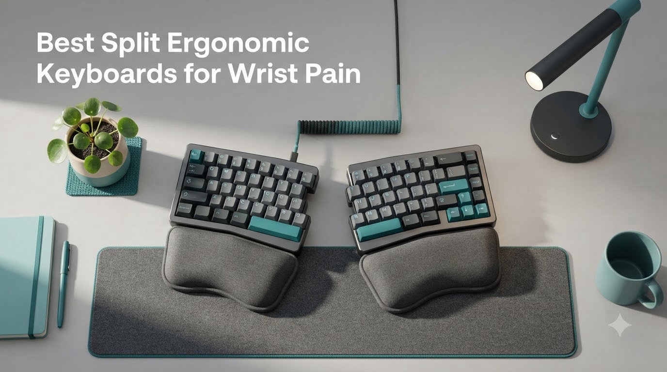 Best Split Ergonomic Keyboards for Wrist Pain