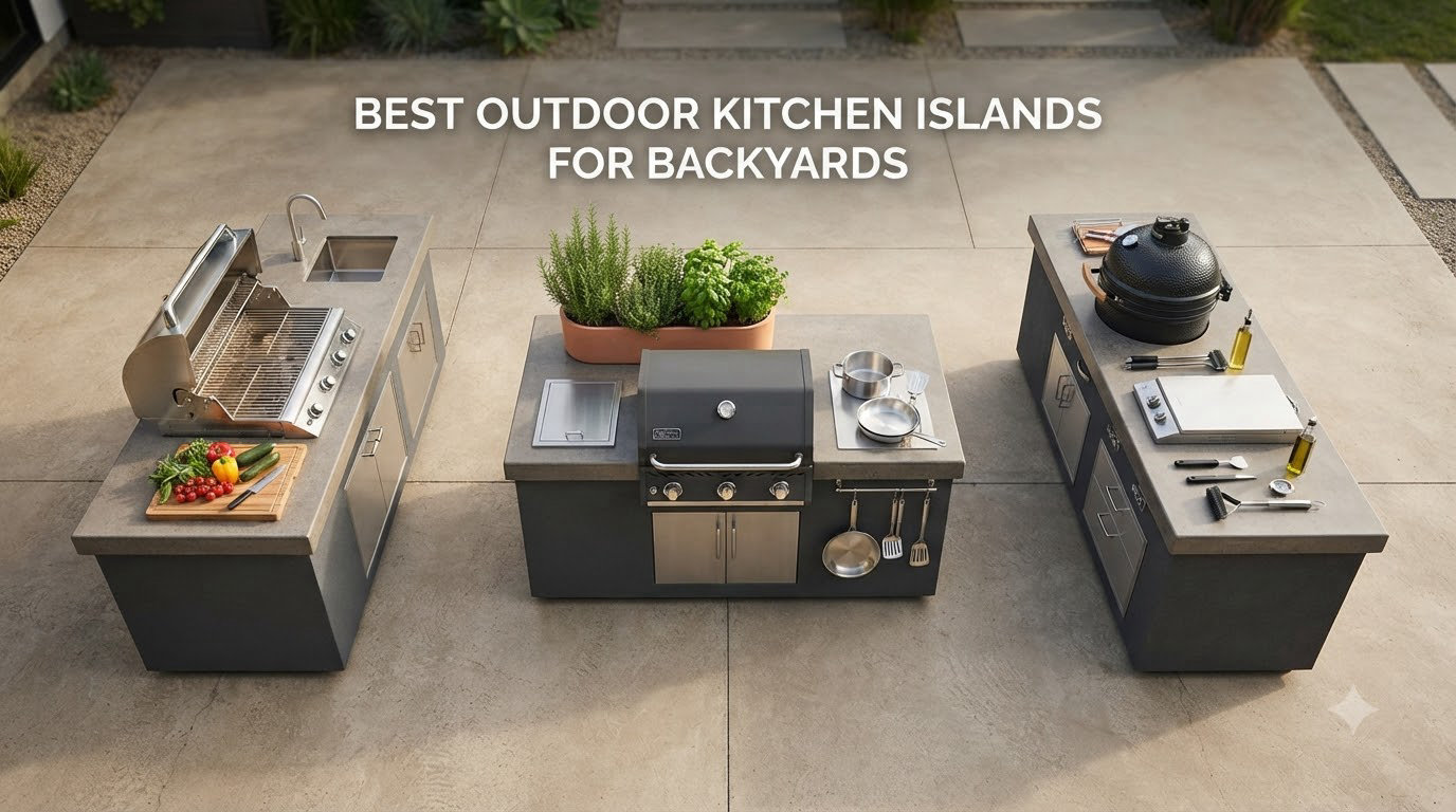 Best Outdoor Kitchen Islands for Backyards