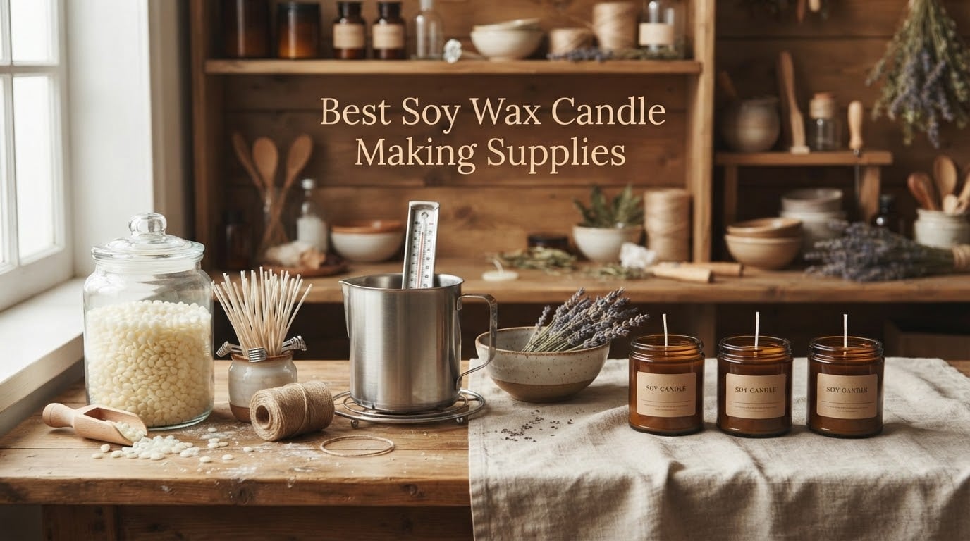 Best Soy Wax Candle Making Supplies