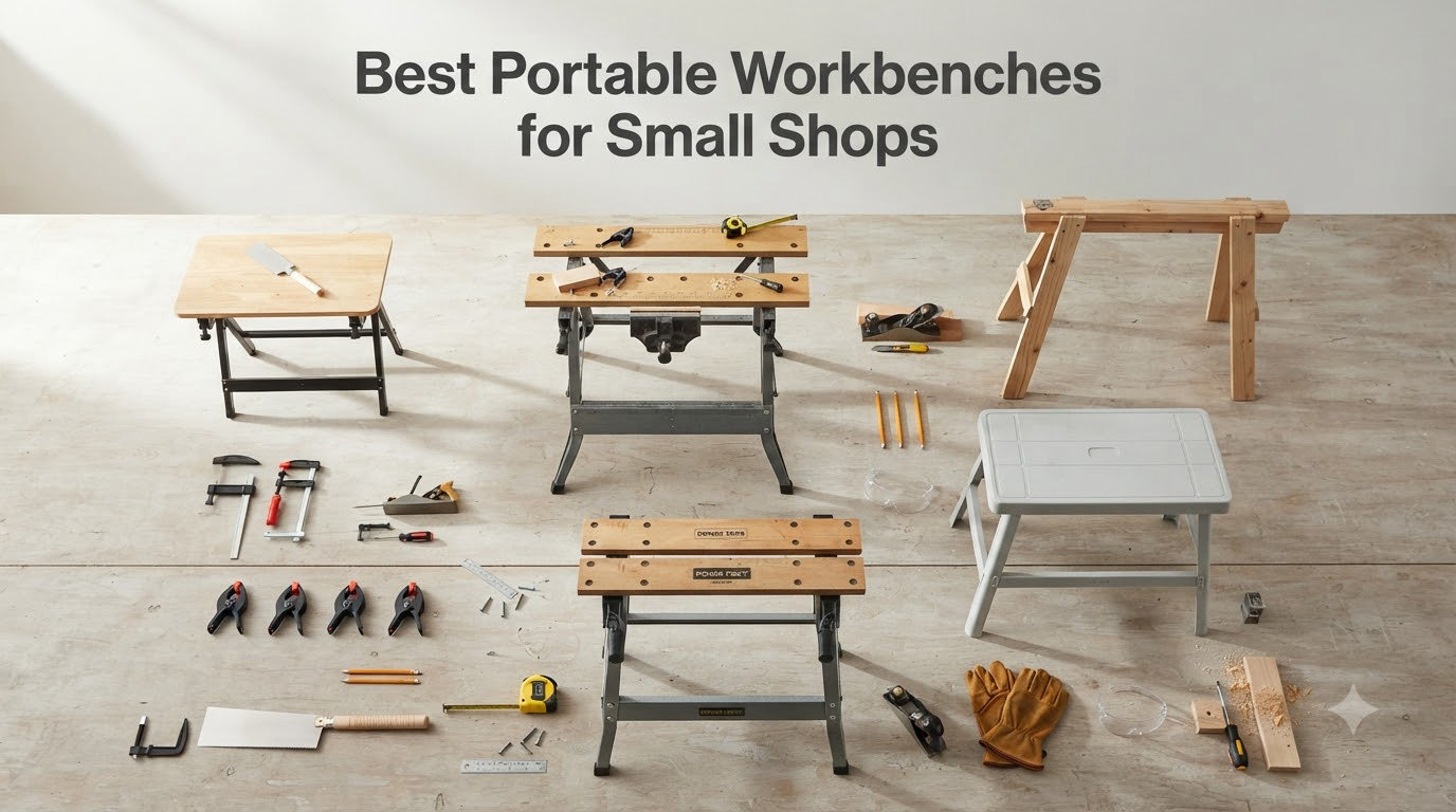 Best Portable Workbenches for Small Shops