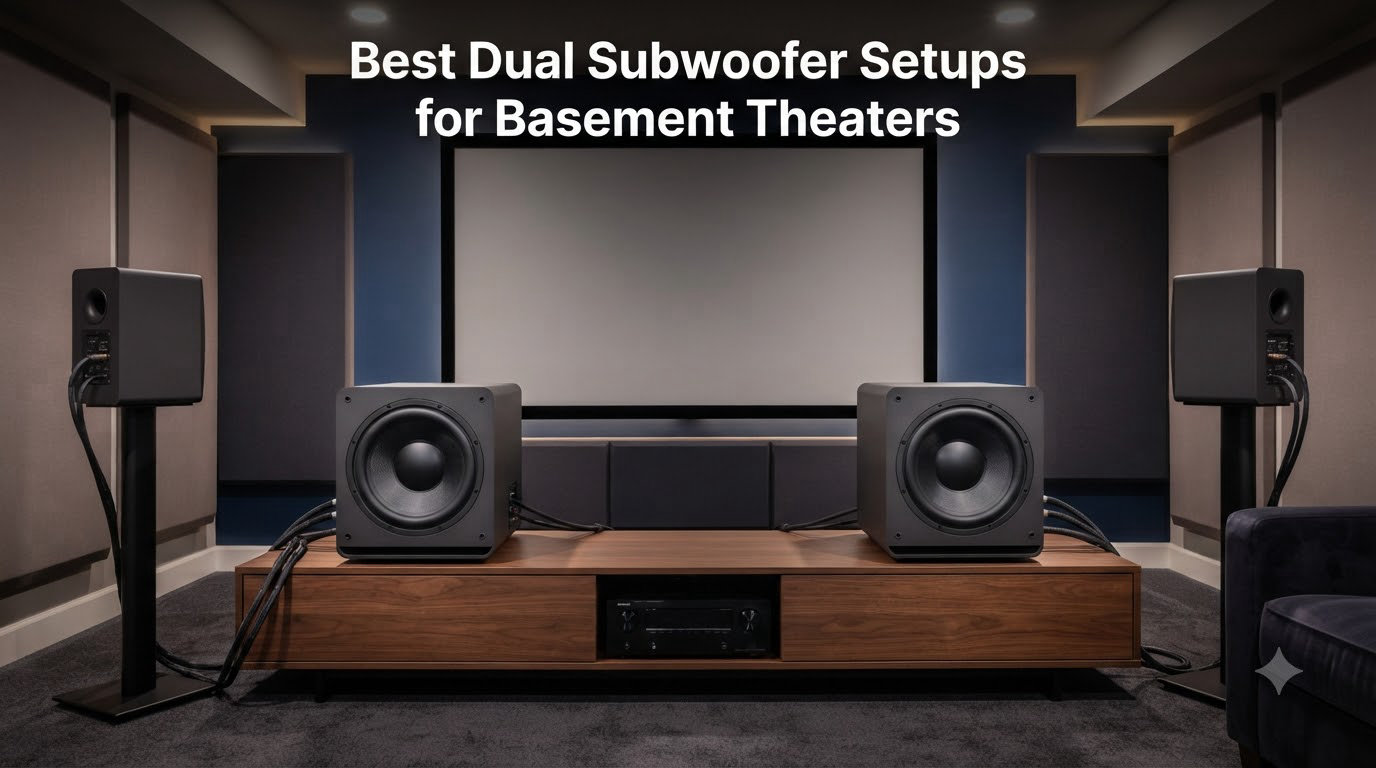 Best Dual Subwoofer Setups for Basement Theaters