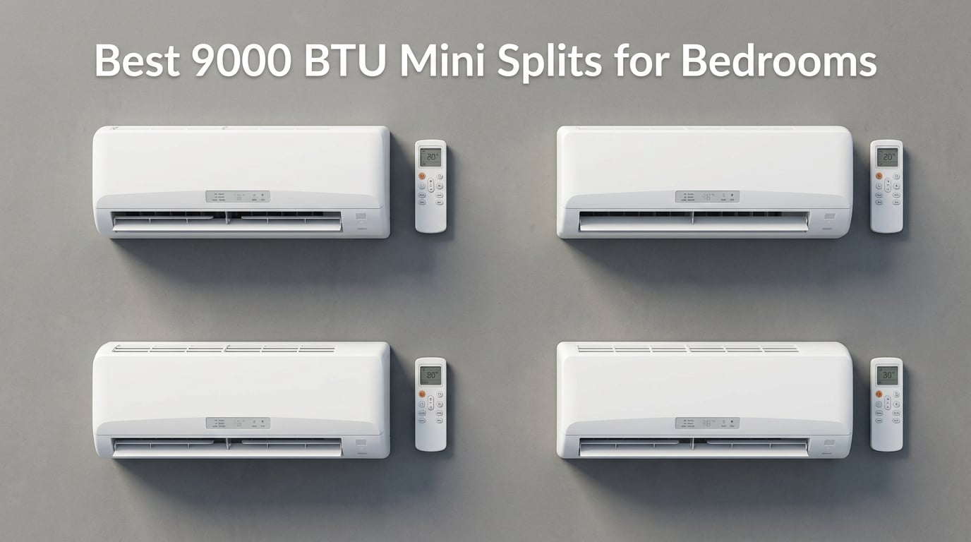 Best 9000 BTU Mini Splits for Bedrooms