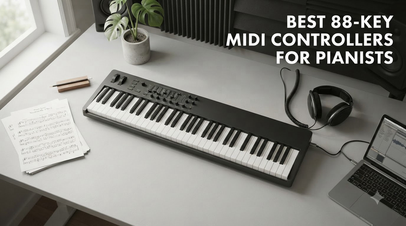 Best 88-Key MIDI Controllers for Pianists