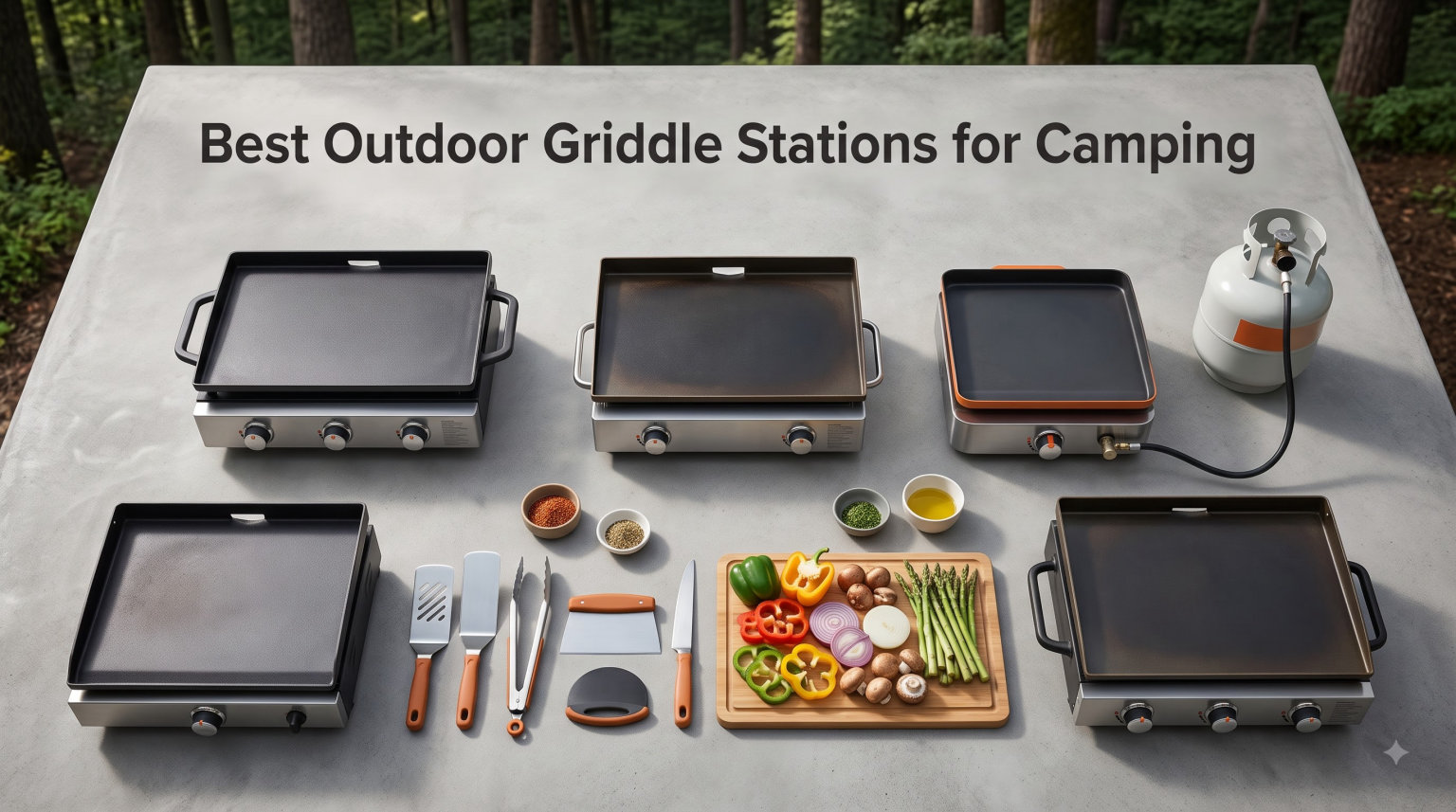 Best Outdoor Griddle Stations for Camping