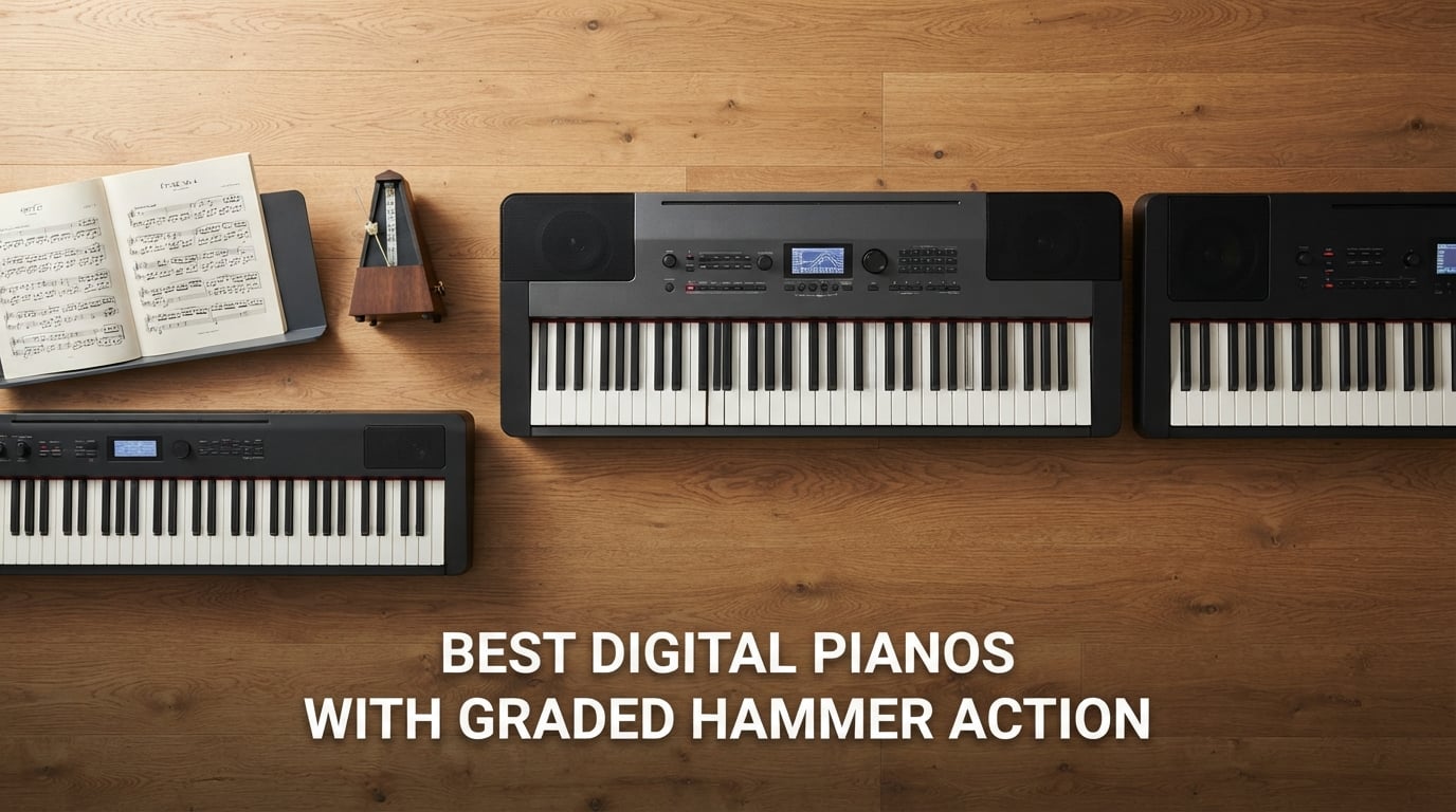 best digital pianos with graded hammer action