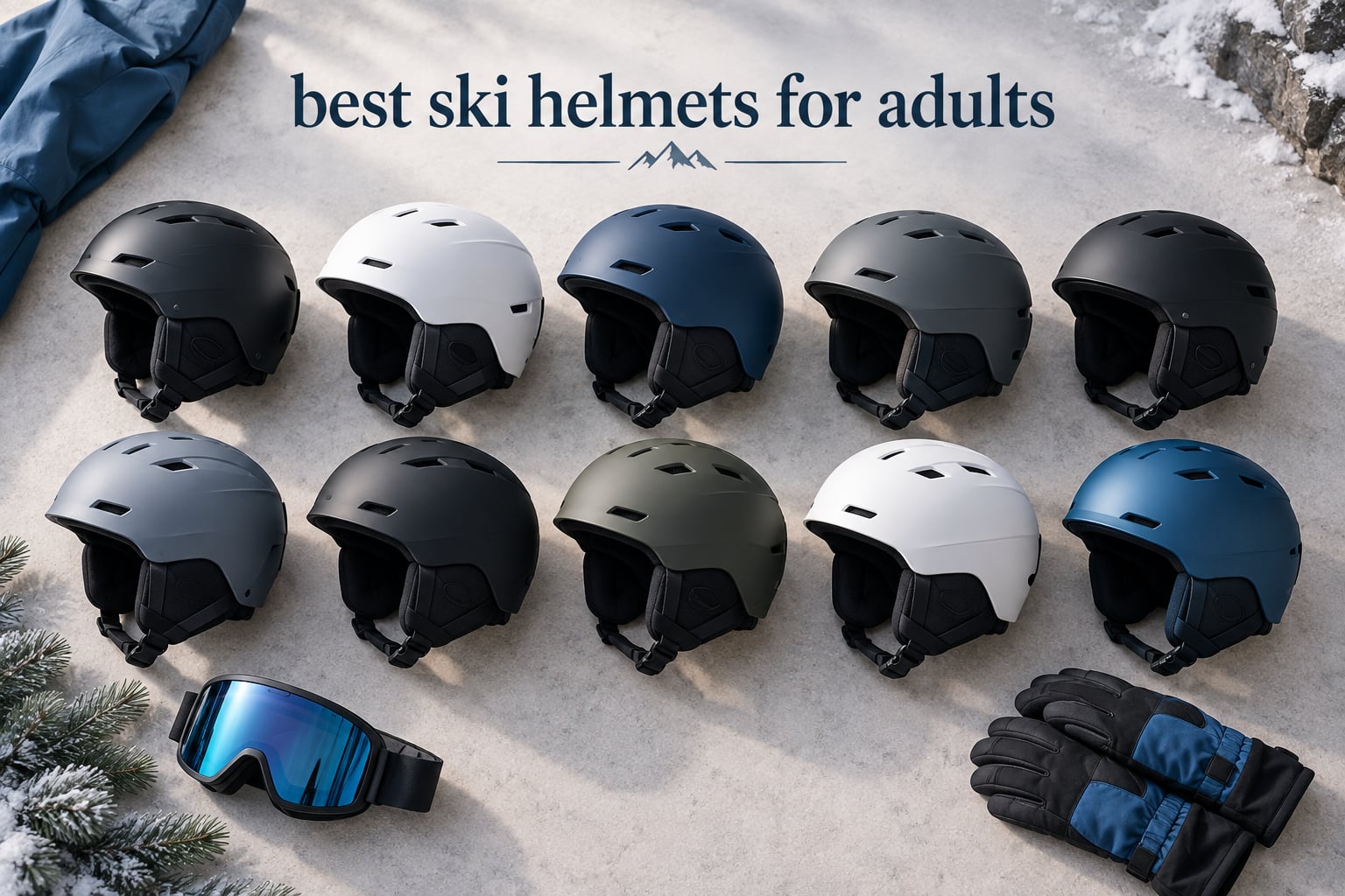 best ski helmets for adults