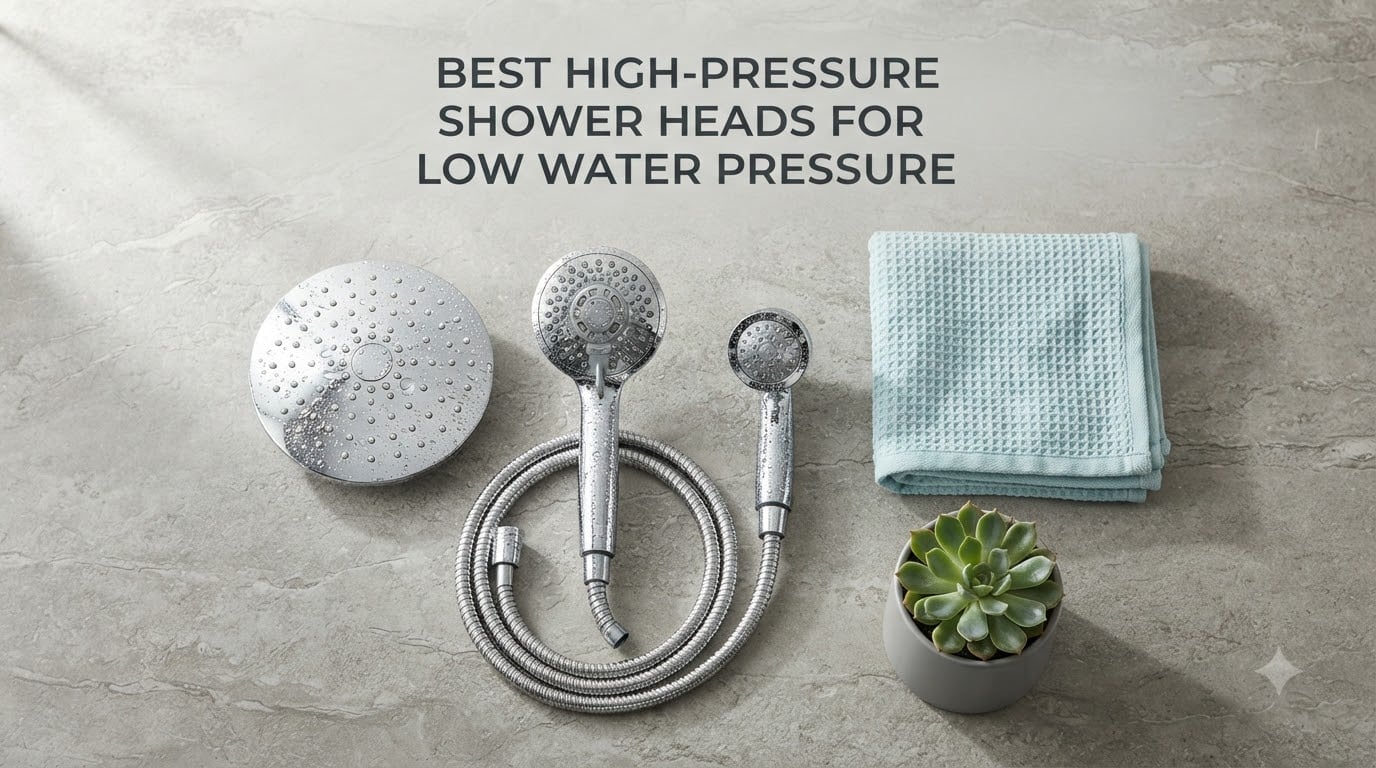 Best High-Pressure Shower Heads for Low Water Pressure