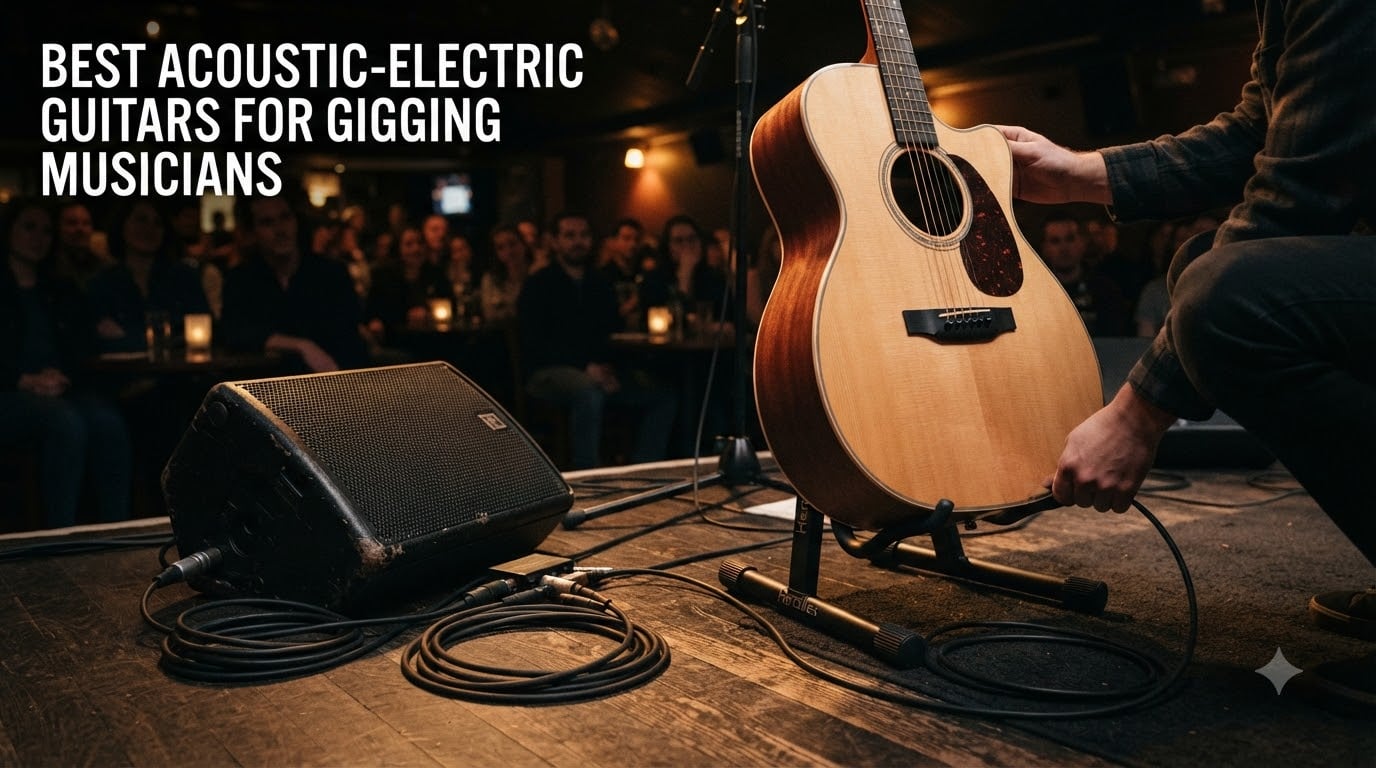 Best acoustic-electric guitars for gigging musicians