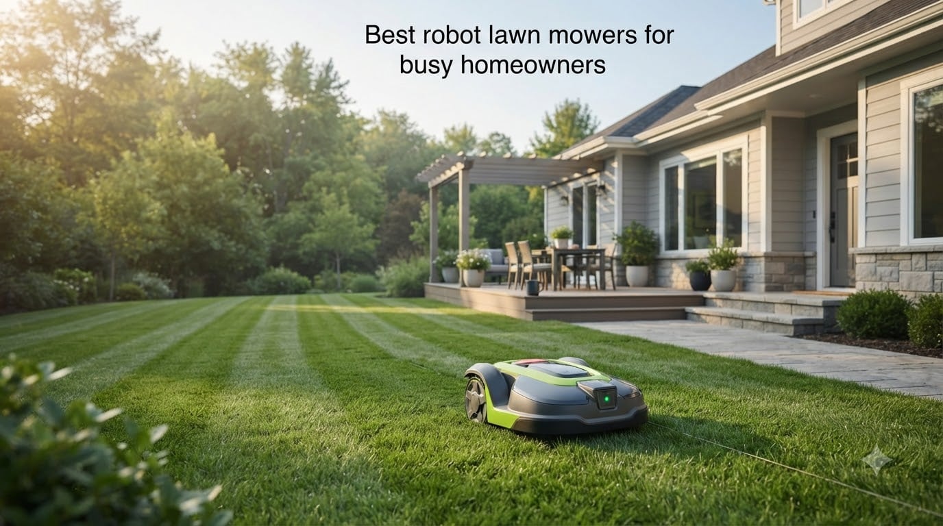 Best robot lawn mowers for busy homeowners