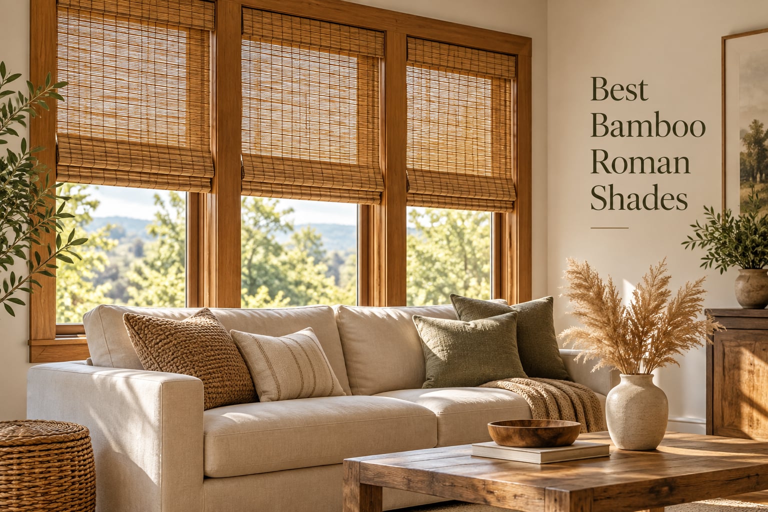 Best Bamboo Roman Shades
