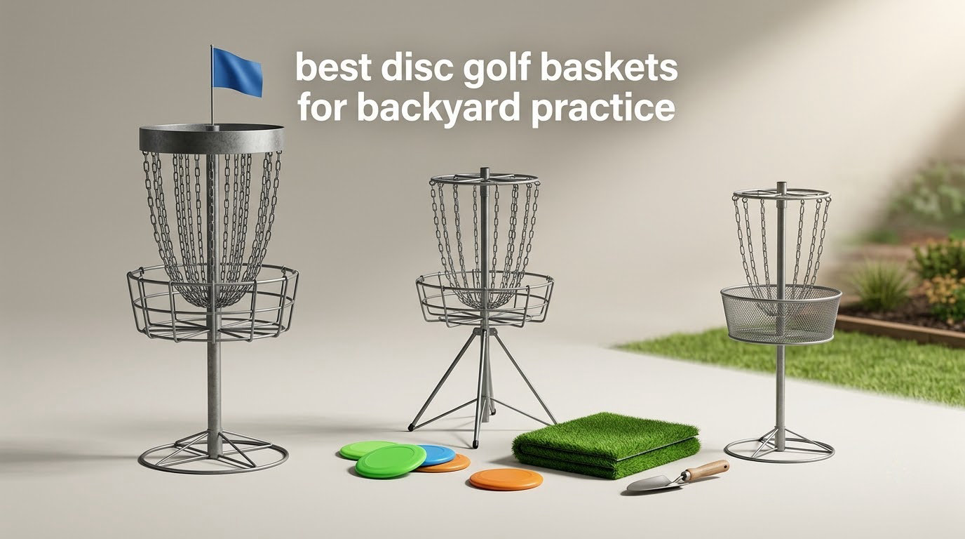 best disc golf baskets for backyard practice