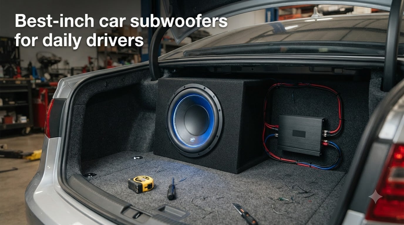 Best 12-inch car subwoofers for daily drivers