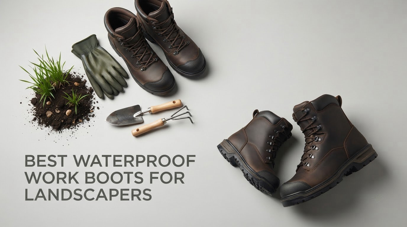 best waterproof work boots for landscapers